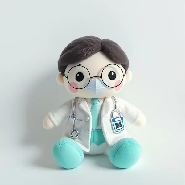白色急救线 医生公仔